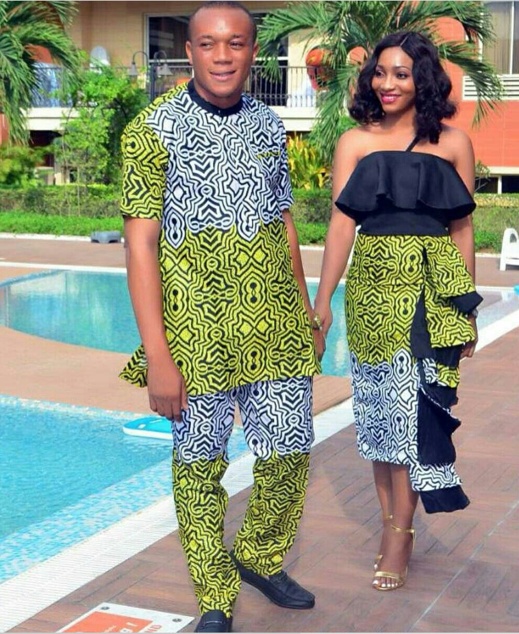 Ankara Style Couple Outfit