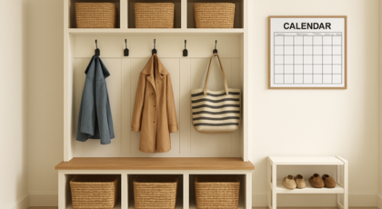 Practical Mudroom Storage