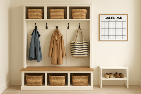 Practical Mudroom Storage